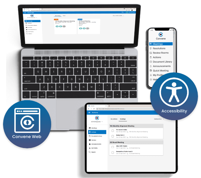 Convene Web and Accessibility for Directors Convene Web and Accessibility for Directors
