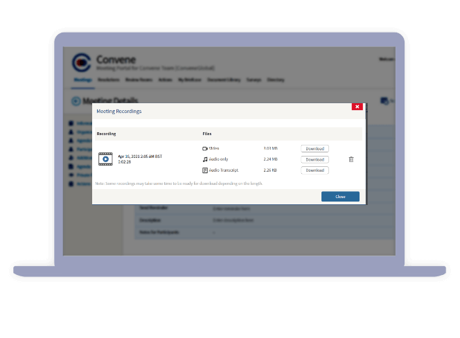 keep complete and accurate meeting records. keep complete and accurate meeting records.