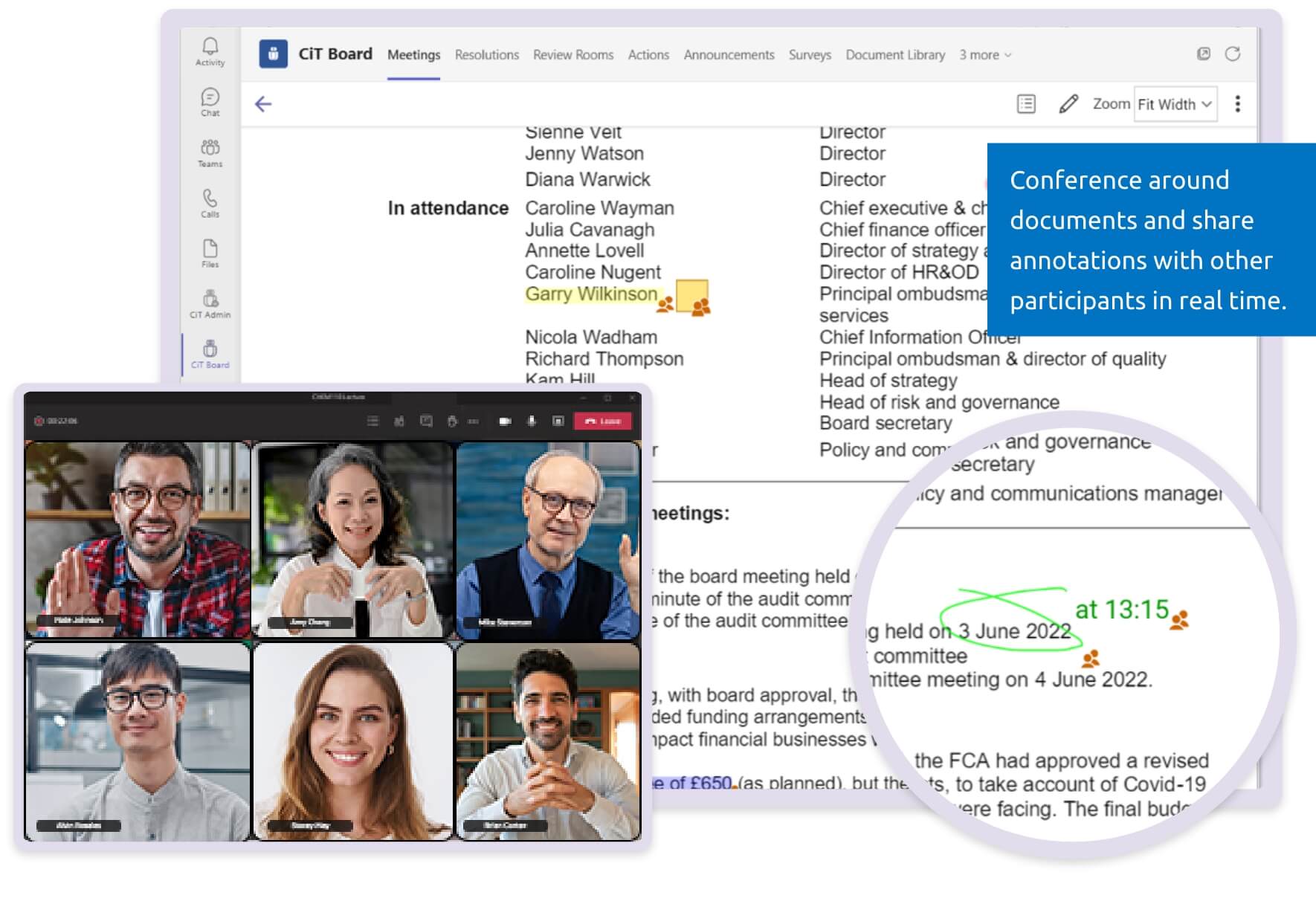 Access presentation files, documents, notes, and video meeting all in Teams