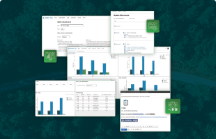 Preview with different pictures of Convene ESG dashboard Preview with different pictures of Convene ESG dashboard