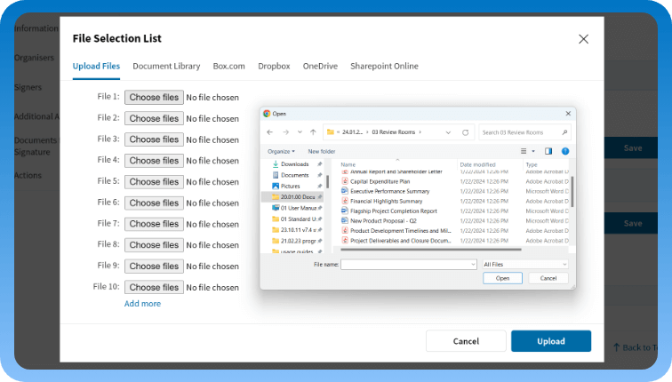 1 - Carregue seu documento 1 - Carregue seu documento