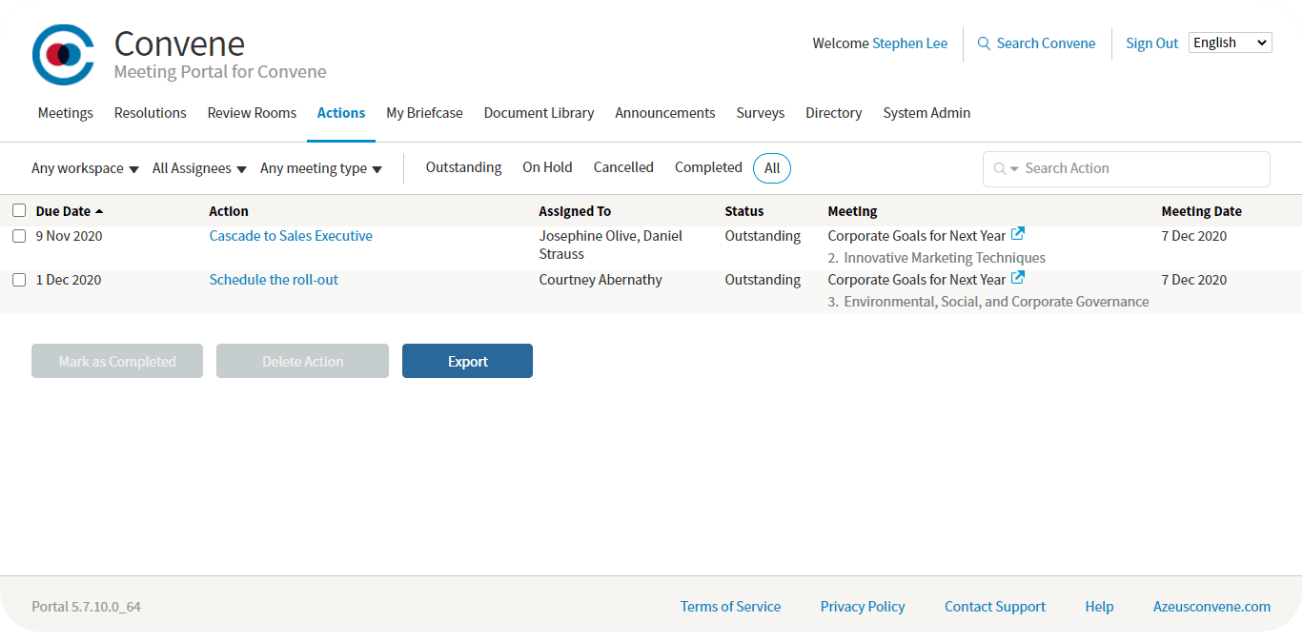 Action-Tracking Action-Tracking