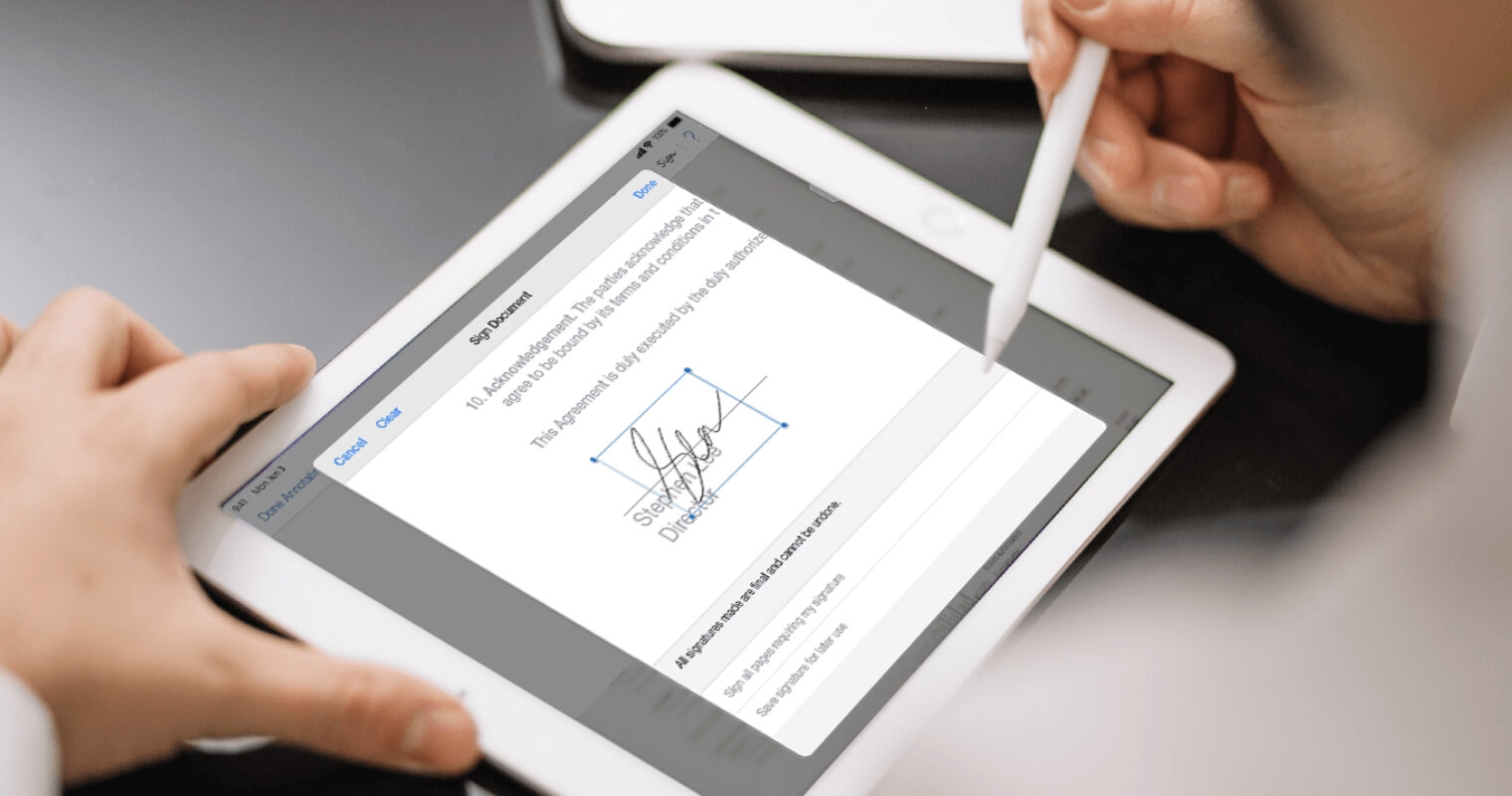 Using CiT to add e-signatures