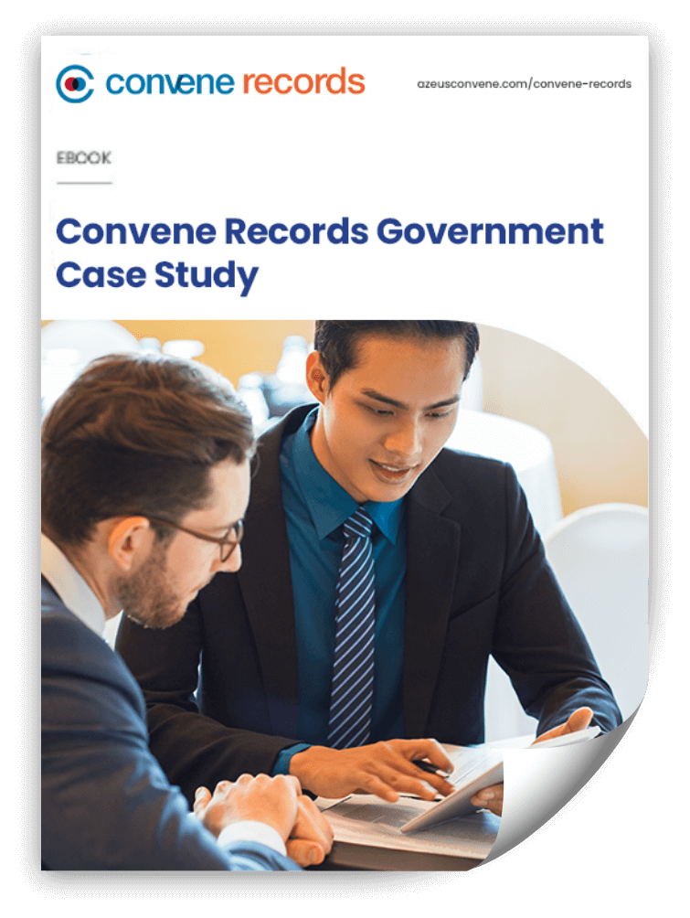 Asian Government Entity Streamlines Recordkeeping with Convene Records Asian Government Entity Streamlines Recordkeeping with Convene Records