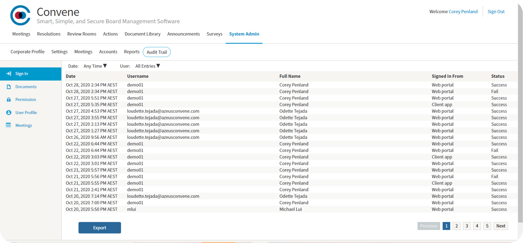 Audit Trail Audit Trail