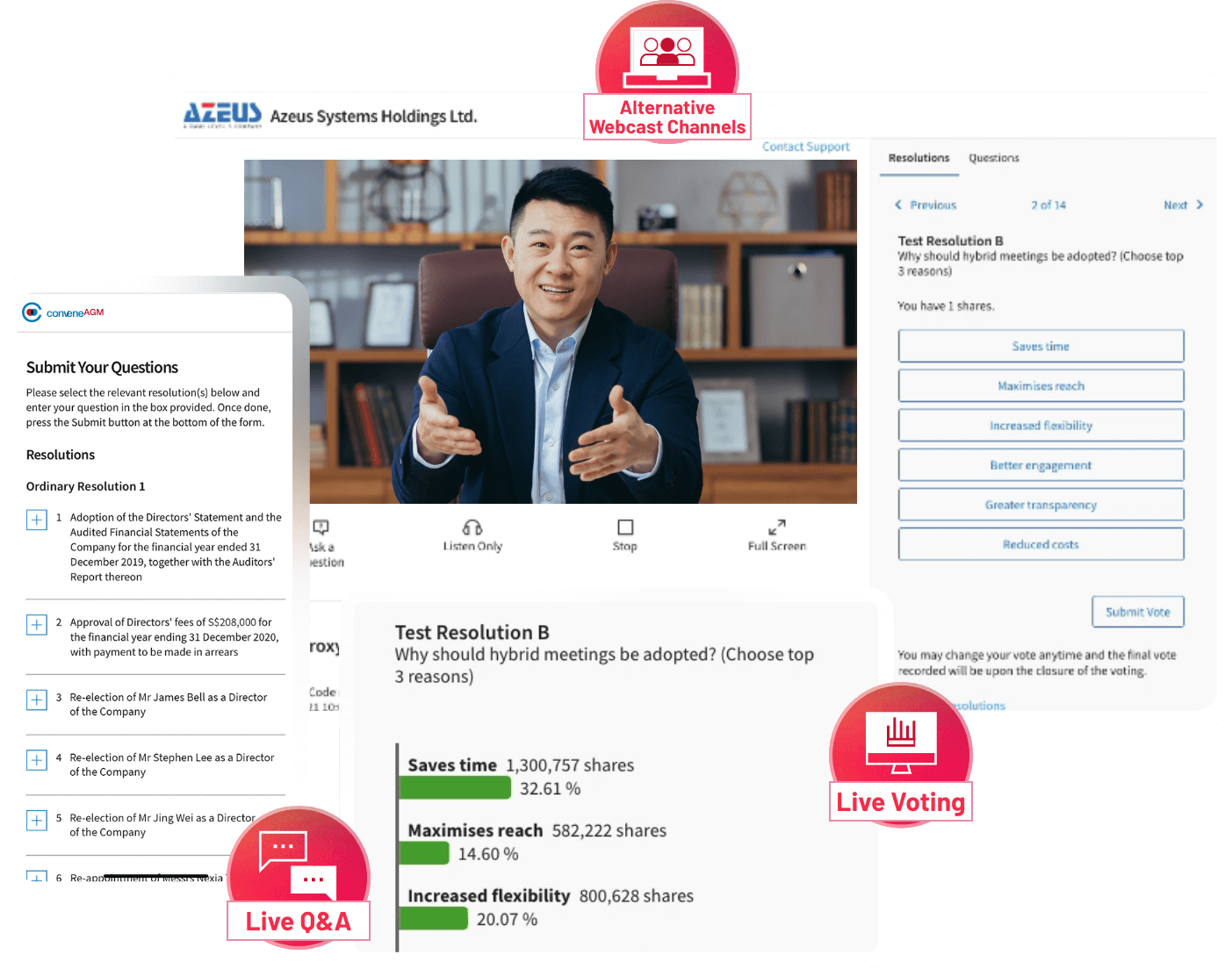 Hold Engaging Virtual, Physical, or Hybrid AGMs With The Trusted SGX Technical Advisor - ConveneAGM