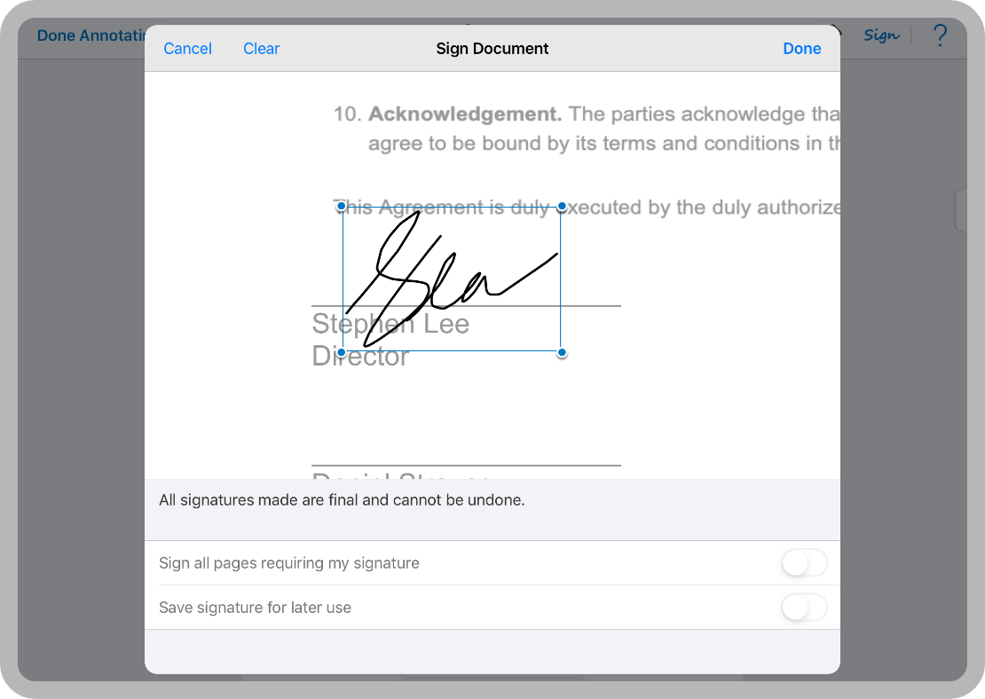 Authorize Documents Authorize Documents