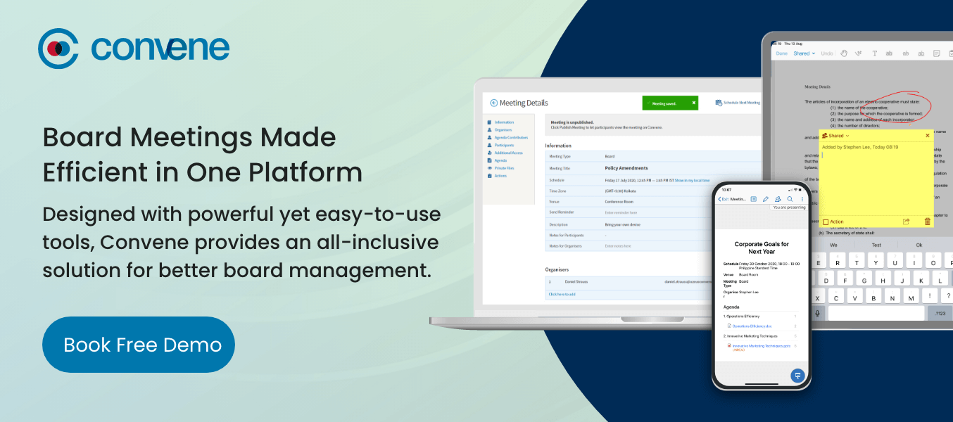 Board Meetings Made Efficient in One Platform
