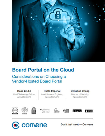 Board Portal on the Cloud Board Portal on the Cloud