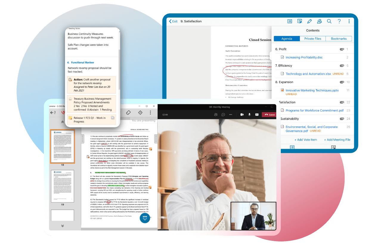Convene Dashboard Convene Dashboard