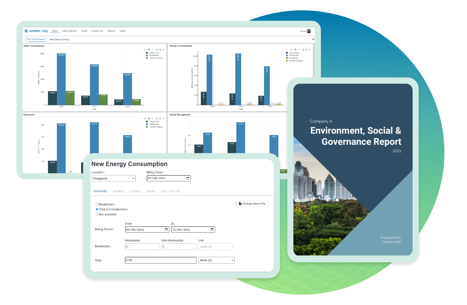Convene ESG - App Screenshot Convene ESG - App Screenshot