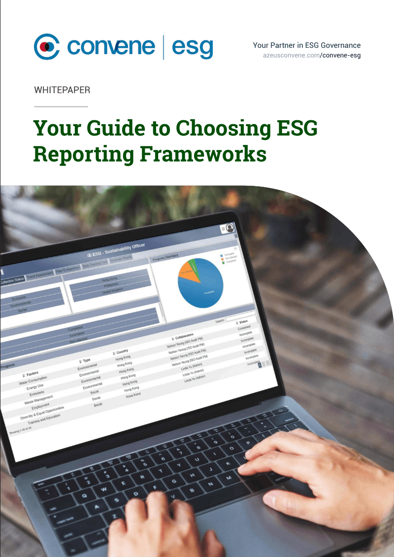 Your Guide to Choosing ESG Reporting Frameworks