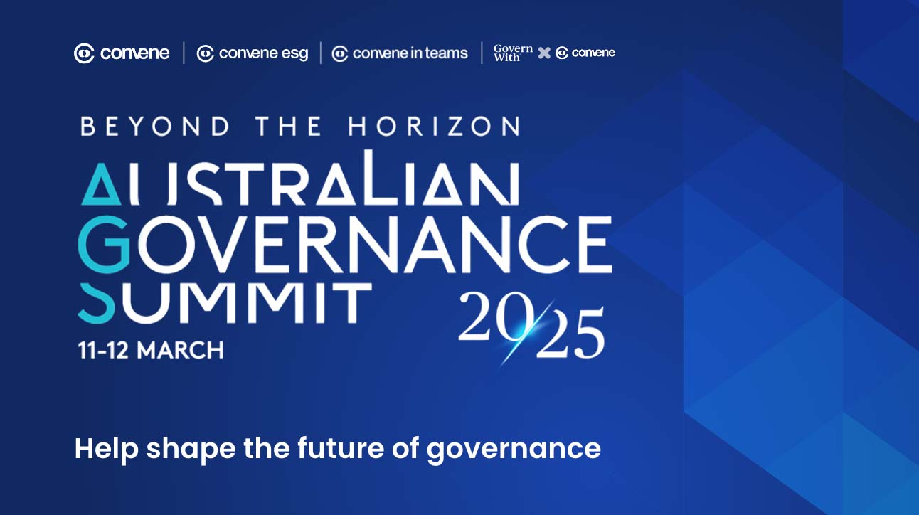 Convene Returns as Exhibitor Sponsor at the Australian Governance Summit 2025
