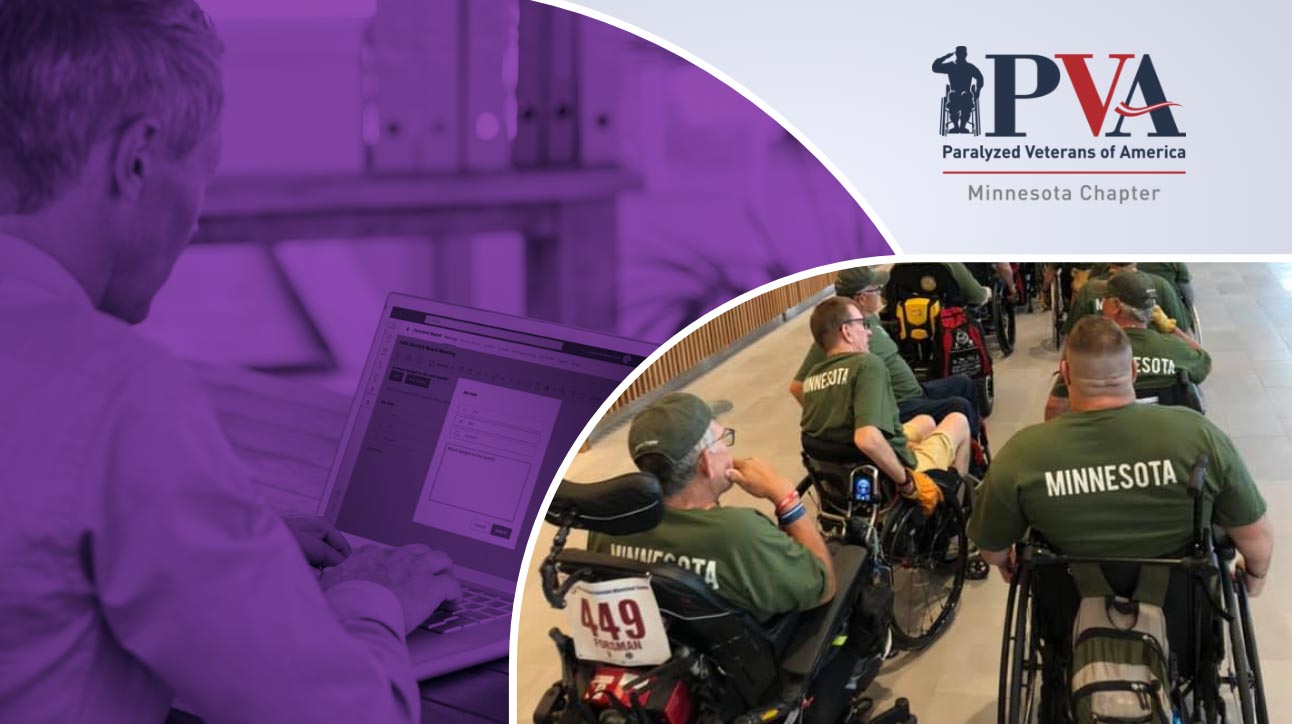 Minnesota Paralyzed Veterans of America Success Story for Convene in Teams
