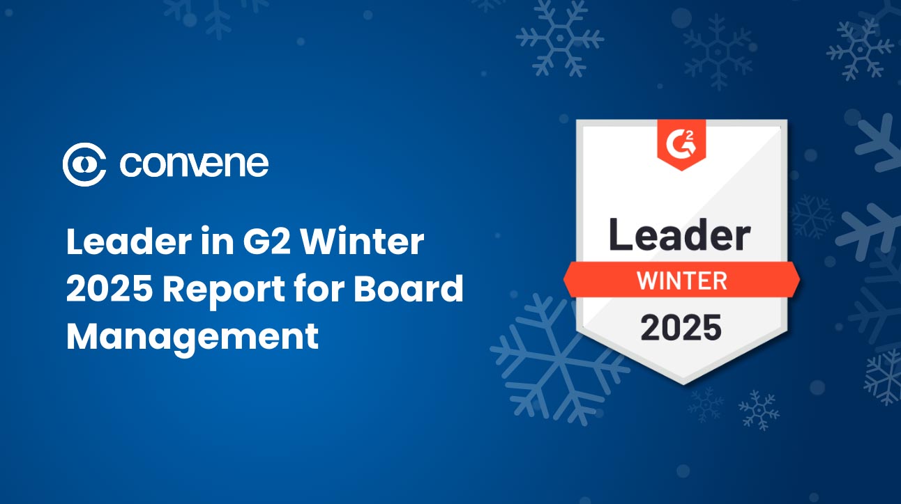 Leader in Board Management: Convene Solidifies Position in G2 Winter 2025 Report