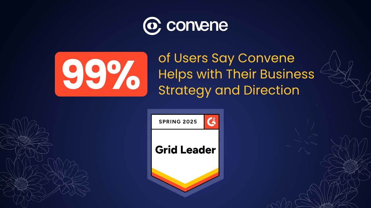 “Game-changer for Meetings”: Convene Solidifies Board Management Leadership in G2 Spring 2025 Report