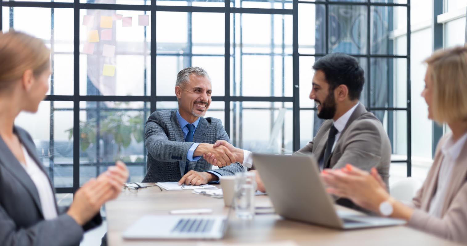 Board of directors on a meeting