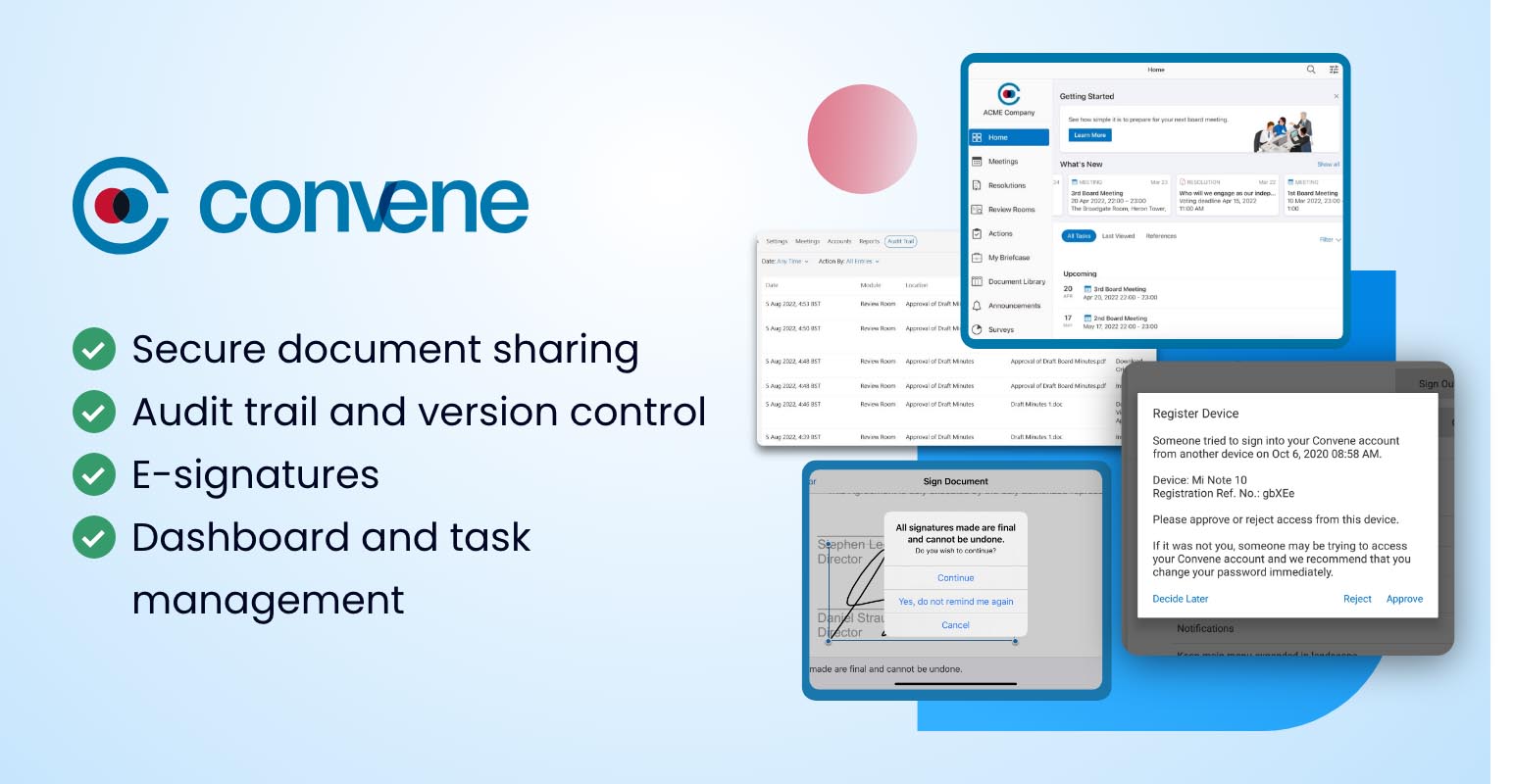 Maintain Transparent Board Compensation Policies with Convene