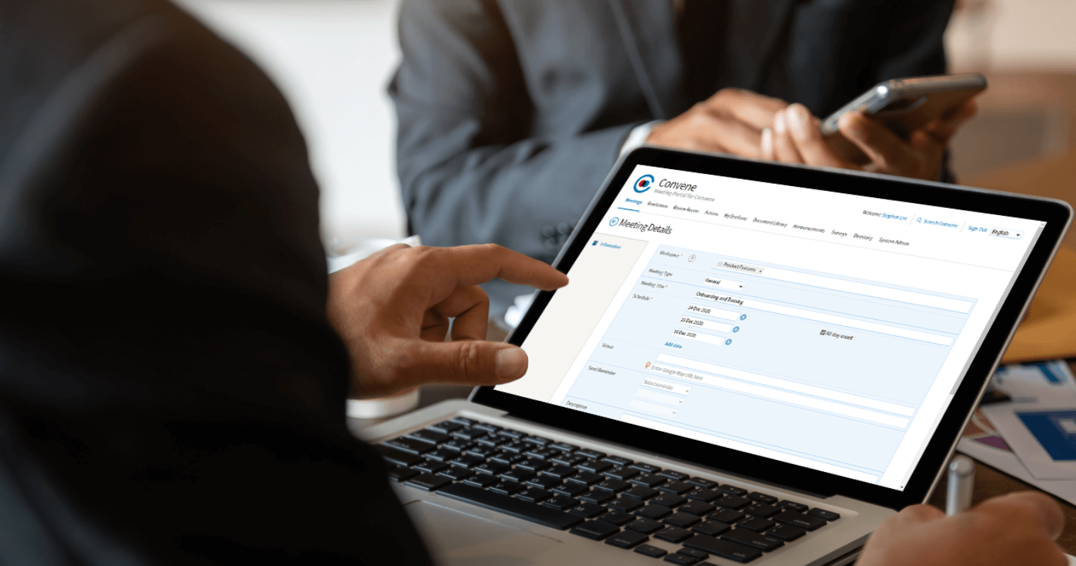 Board of directors using Convene
