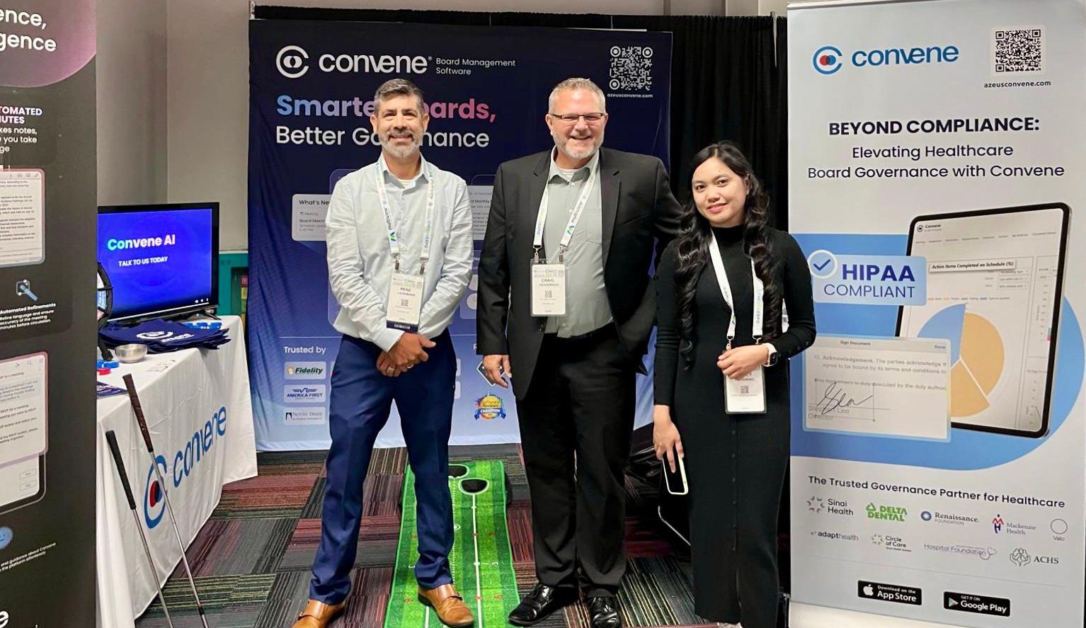 Lovely Peligrino, Craig Henderson & Rene Lagemann at NACHC’s 2025 CHI Expo