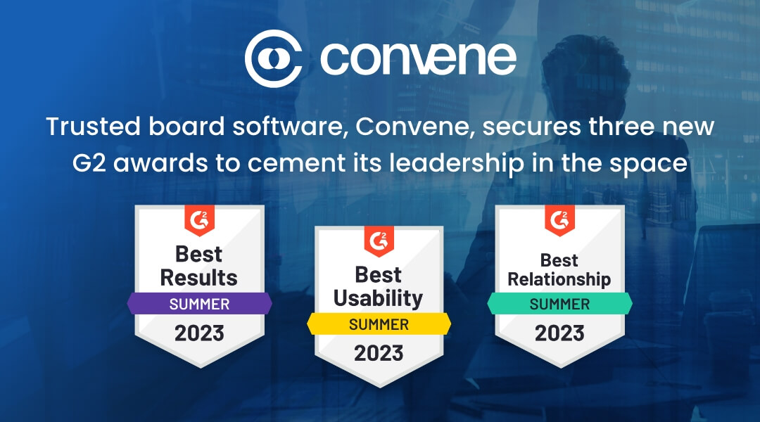 Convene Dominates the Board Management League, Wins Three New Awards from G2 Convene Dominates the Board Management League, Wins Three New Awards from G2