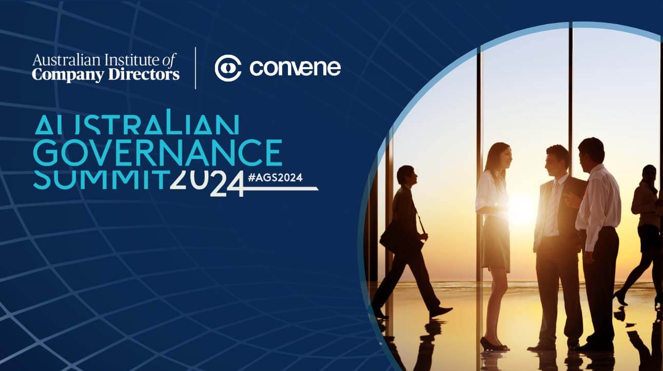 Convene Champions Governance Excellence as Corporate Sponsor of the Australian Governance Summit 2024