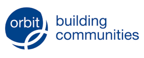 Orbit building communities logo Orbit building communities logo