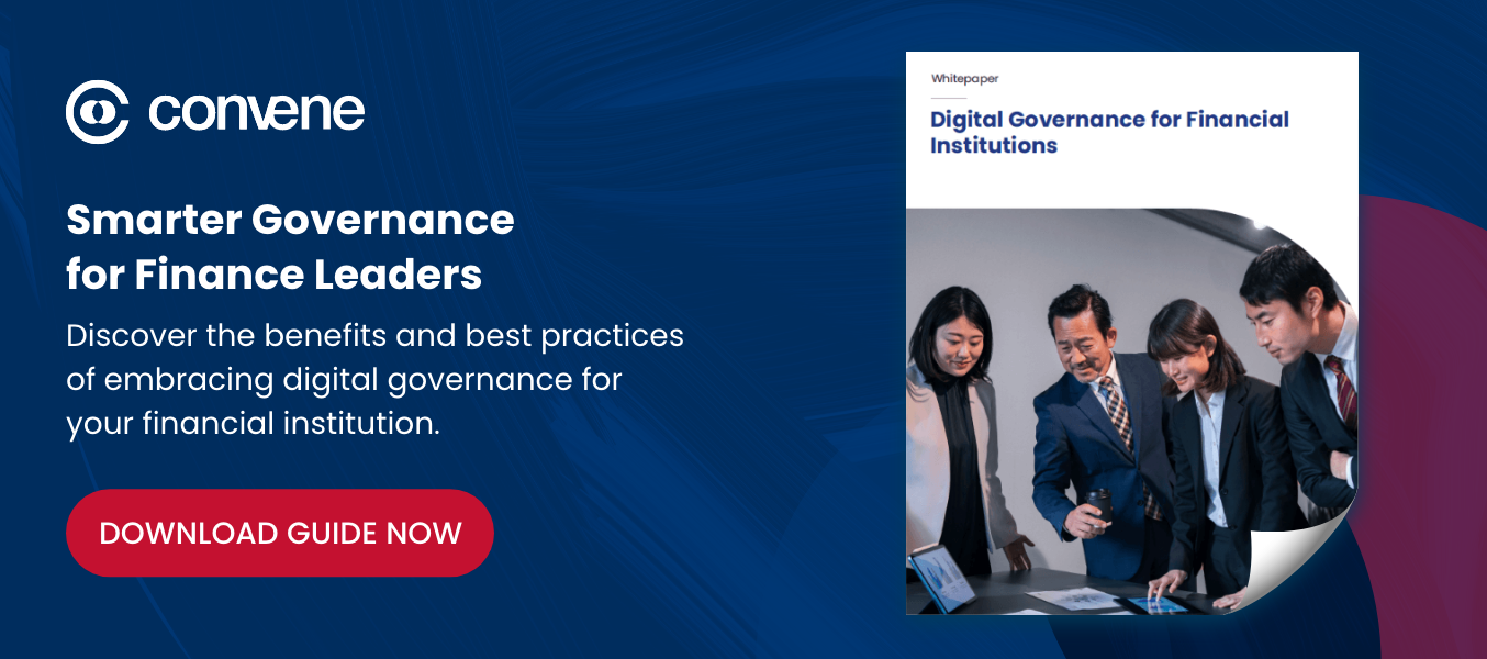 Digital Governance for Financial Institutions