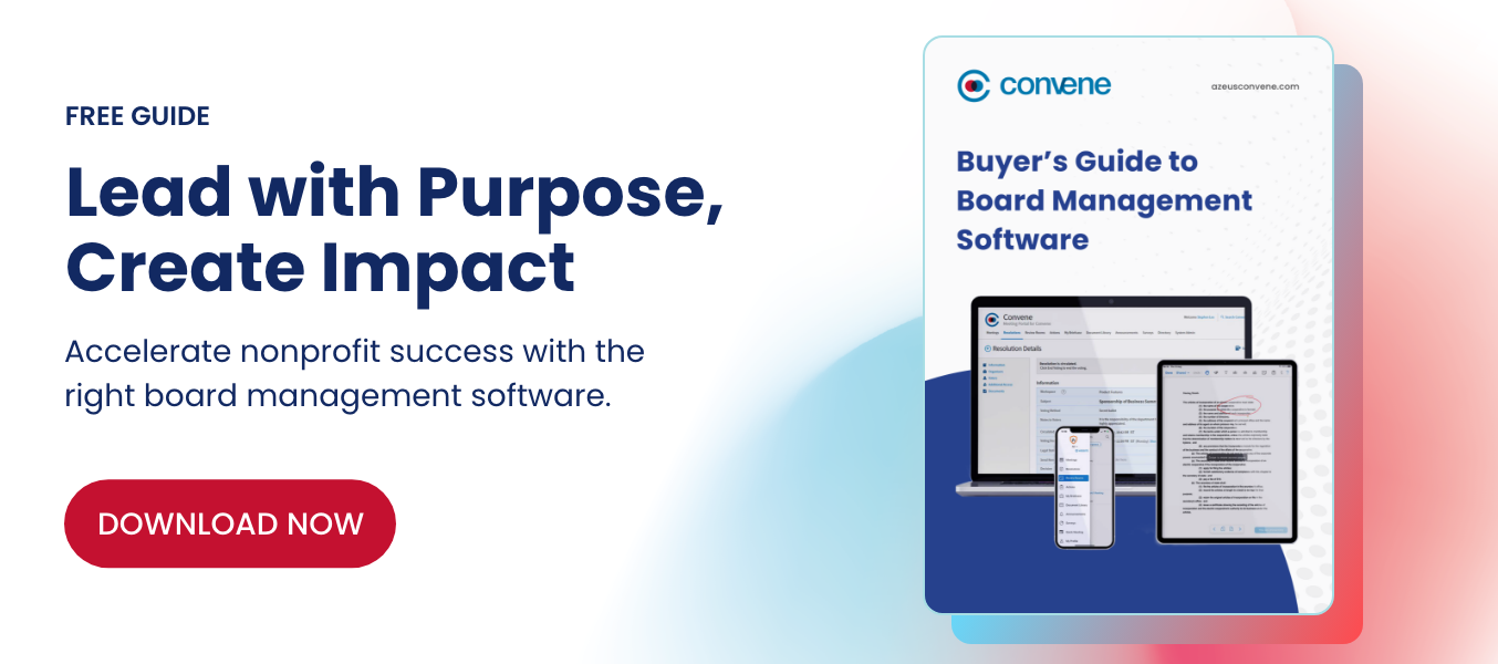 Buyer's Guide to Board Management Software - Nonprofit