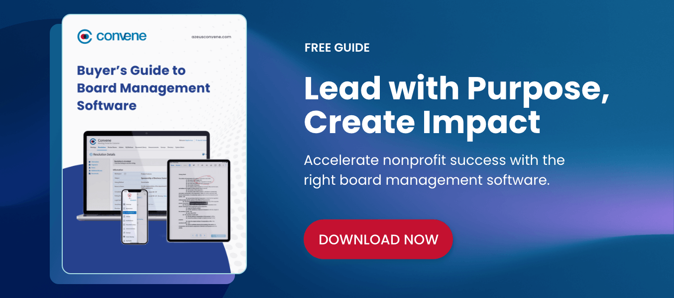 Buyer's Guide to Board Management Software - Nonprofit