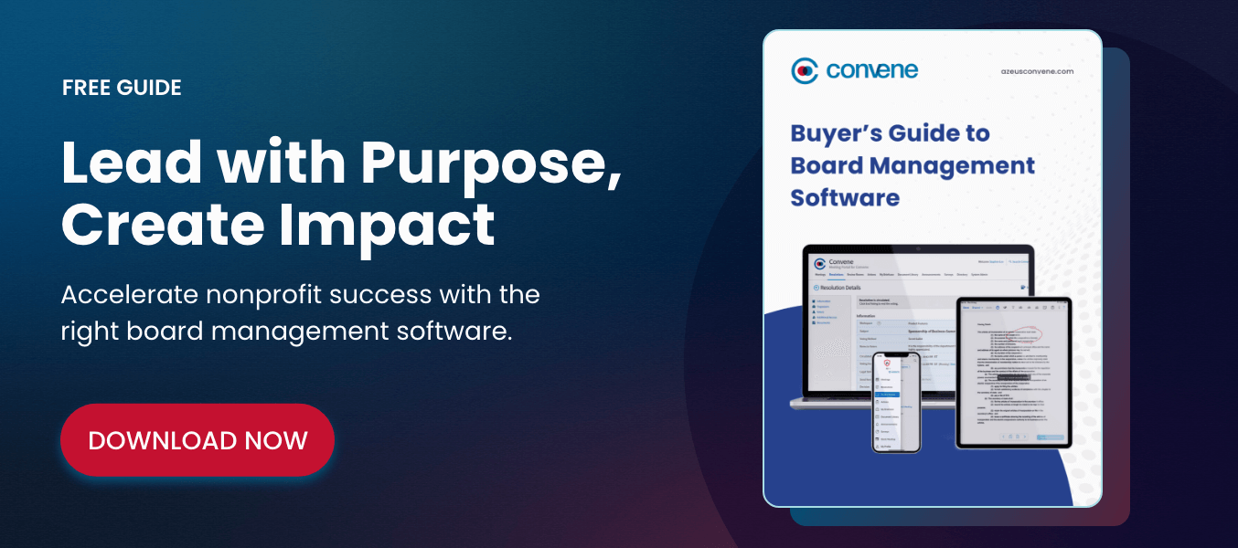 Buyer's Guide to Board Management Software - Nonprofit