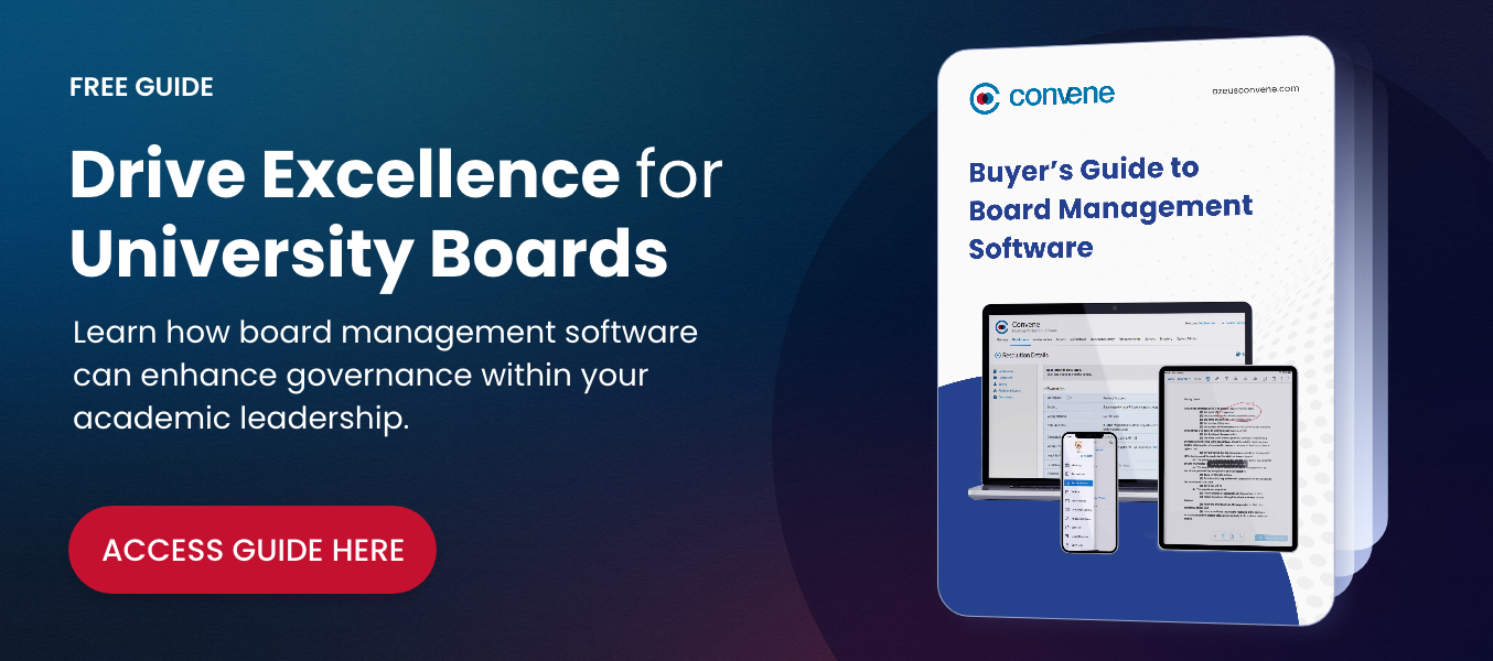 Buyer's Guide to Board Management Software - Higher Education