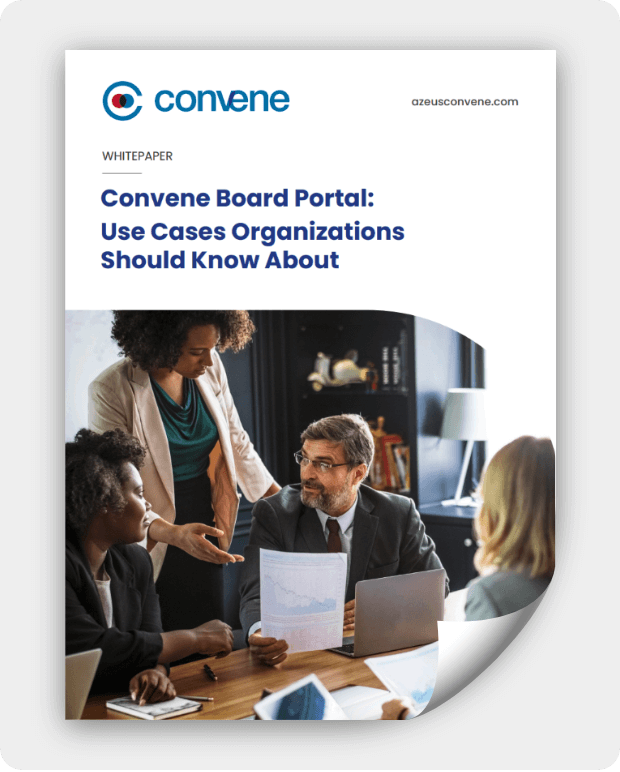 Front page of Convene's brochure about different case studies Front page of Convene's brochure about different case studies