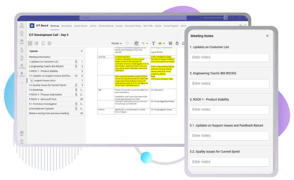 TAKE MEETING NOTES TAKE MEETING NOTES