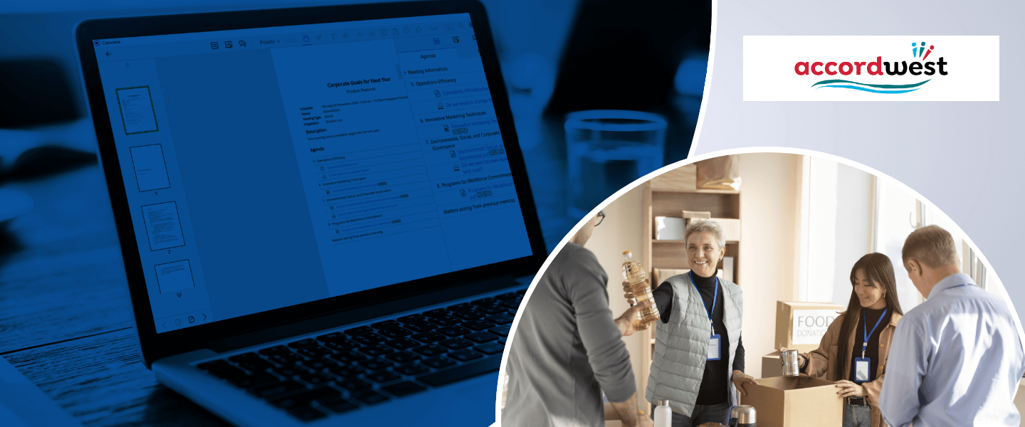 Accordwest Amplifies Impact: Driving Governance Excellence and Operational Efficiency with Convene Accordwest Amplifies Impact: Driving Governance Excellence and Operational Efficiency with Convene