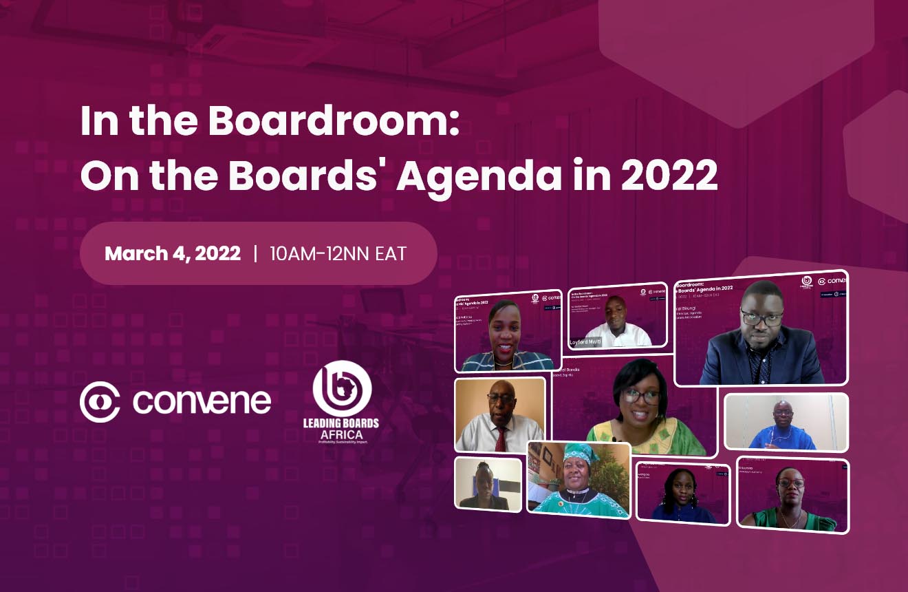 On the Boards’ Agenda in 2022 and Beyond