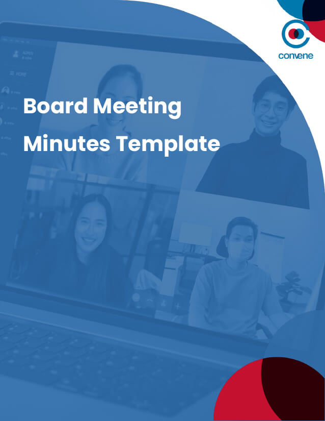 Board Meeting Minutes Template