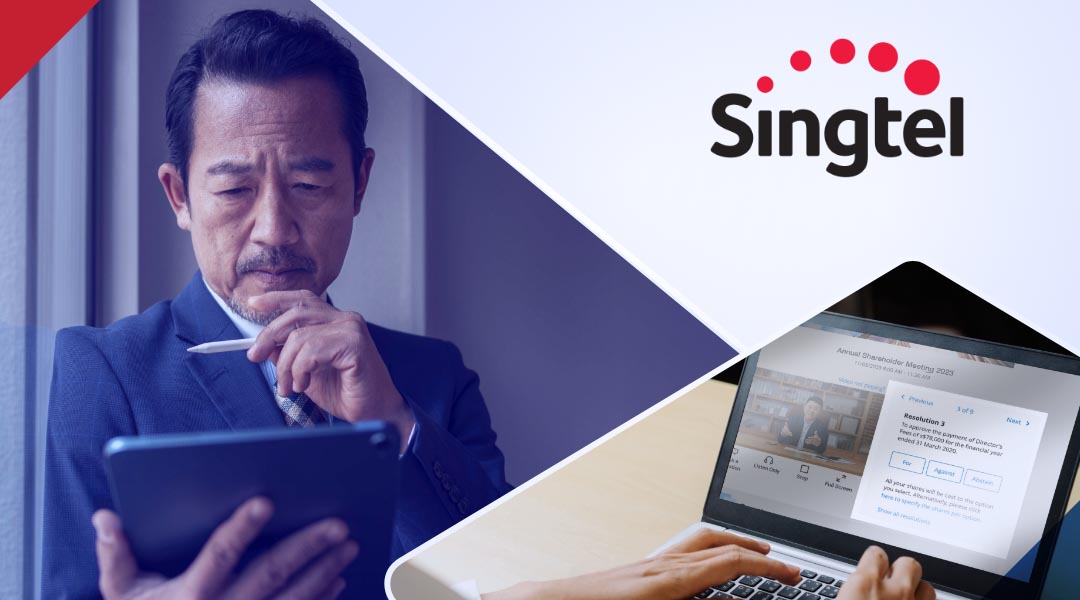 Singtel Elevates AGM Experience: Effortless Registration and Voting with ConveneAGM Singtel Elevates AGM Experience: Effortless Registration and Voting with ConveneAGM