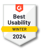 G2 - Best Usability - Winter 2024