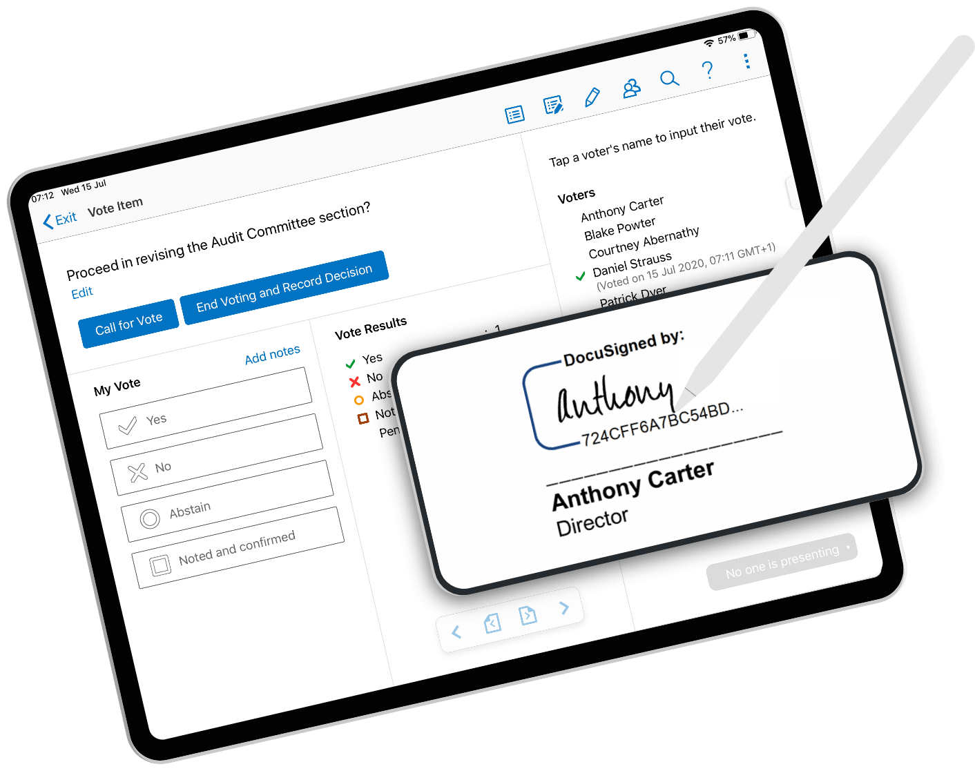 Voting and Resolutions