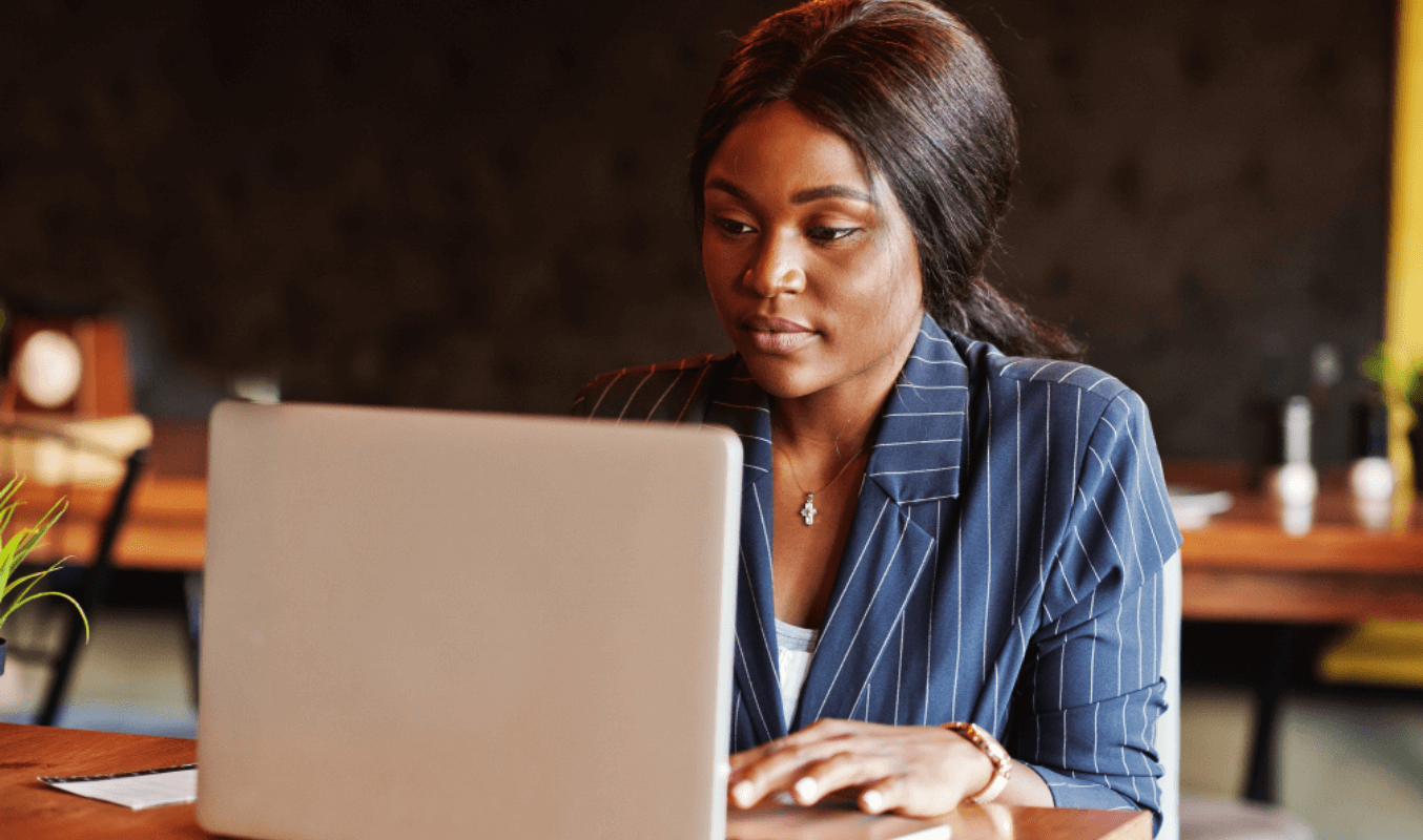 Corporate secretary working
