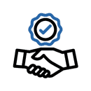 Animation that shows handshake Animation that shows handshake