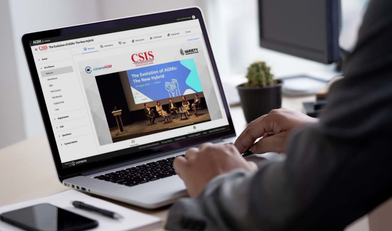 Attending a hybrid AGM or event using ConveneAGM, a virtual AGM solution