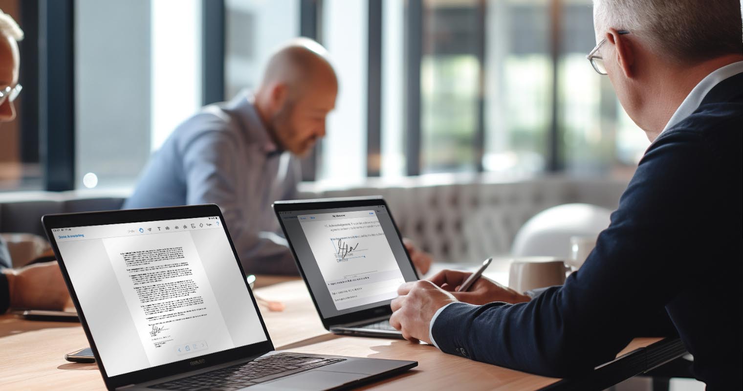 Board of director using an e-signature