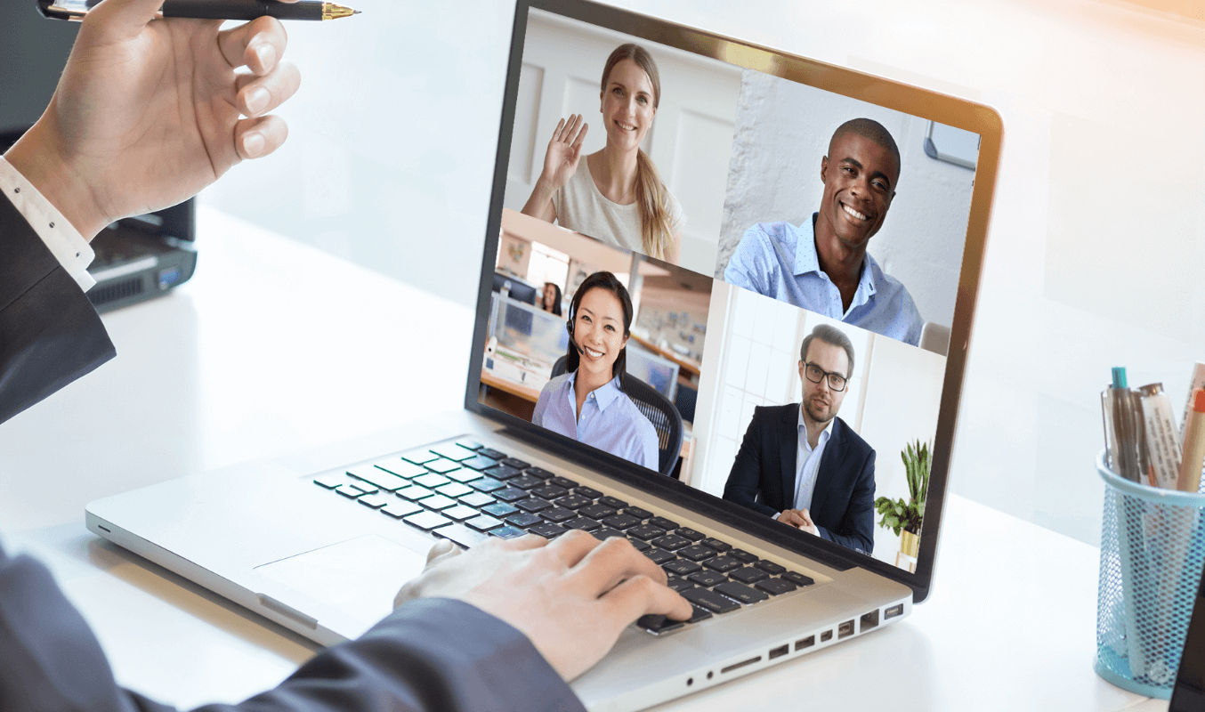 A shareholder attending a virtual annual general meeting