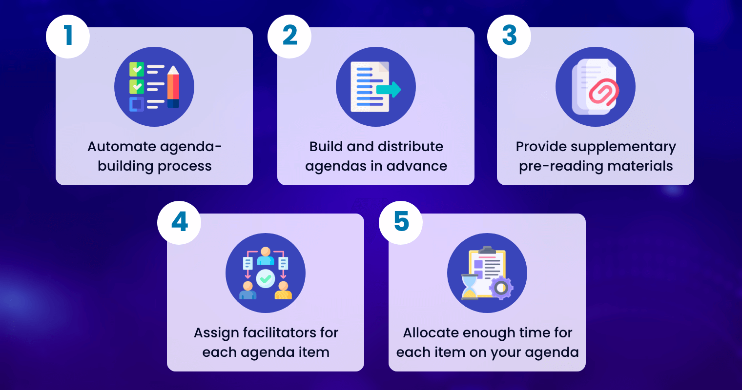 Best Practices for Creating Meeting Agendas for All Meeting Types