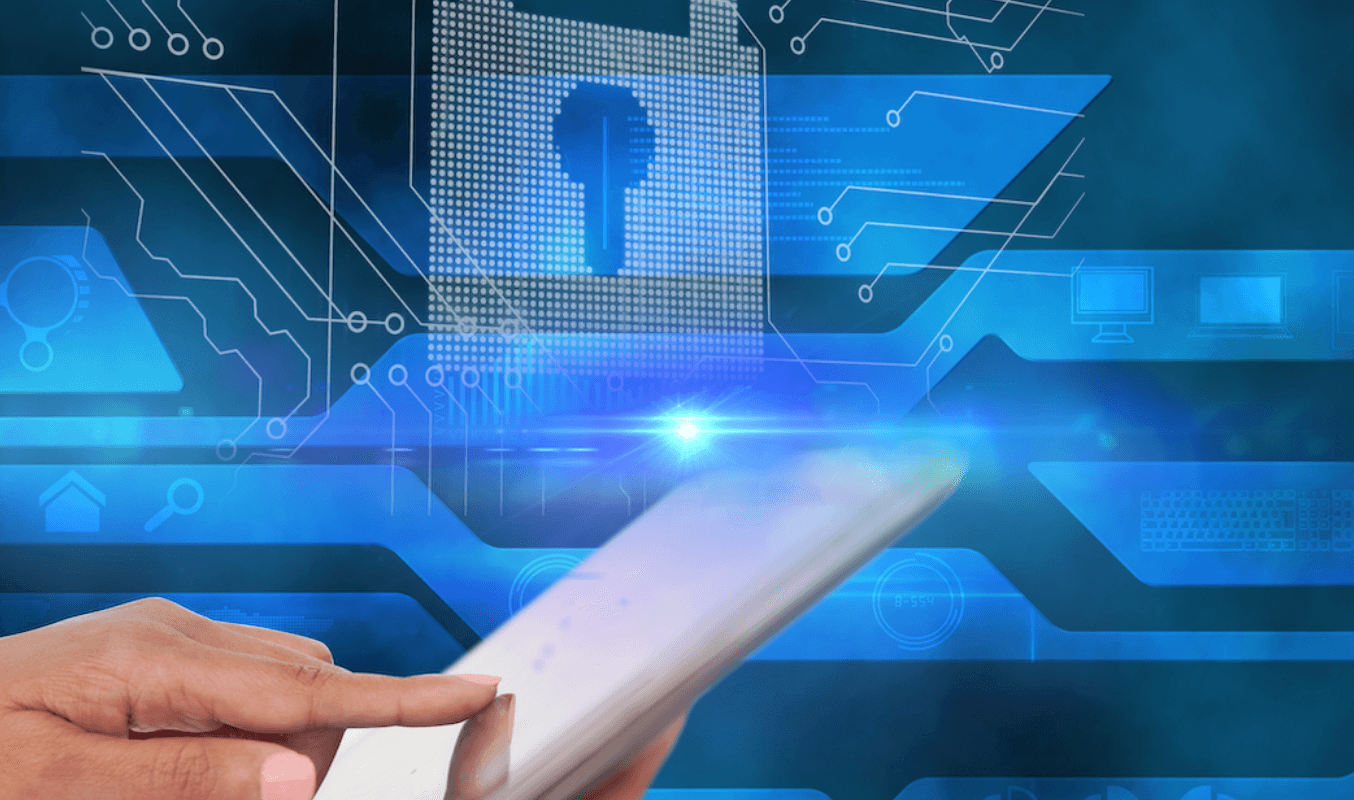 Data security using a tablet